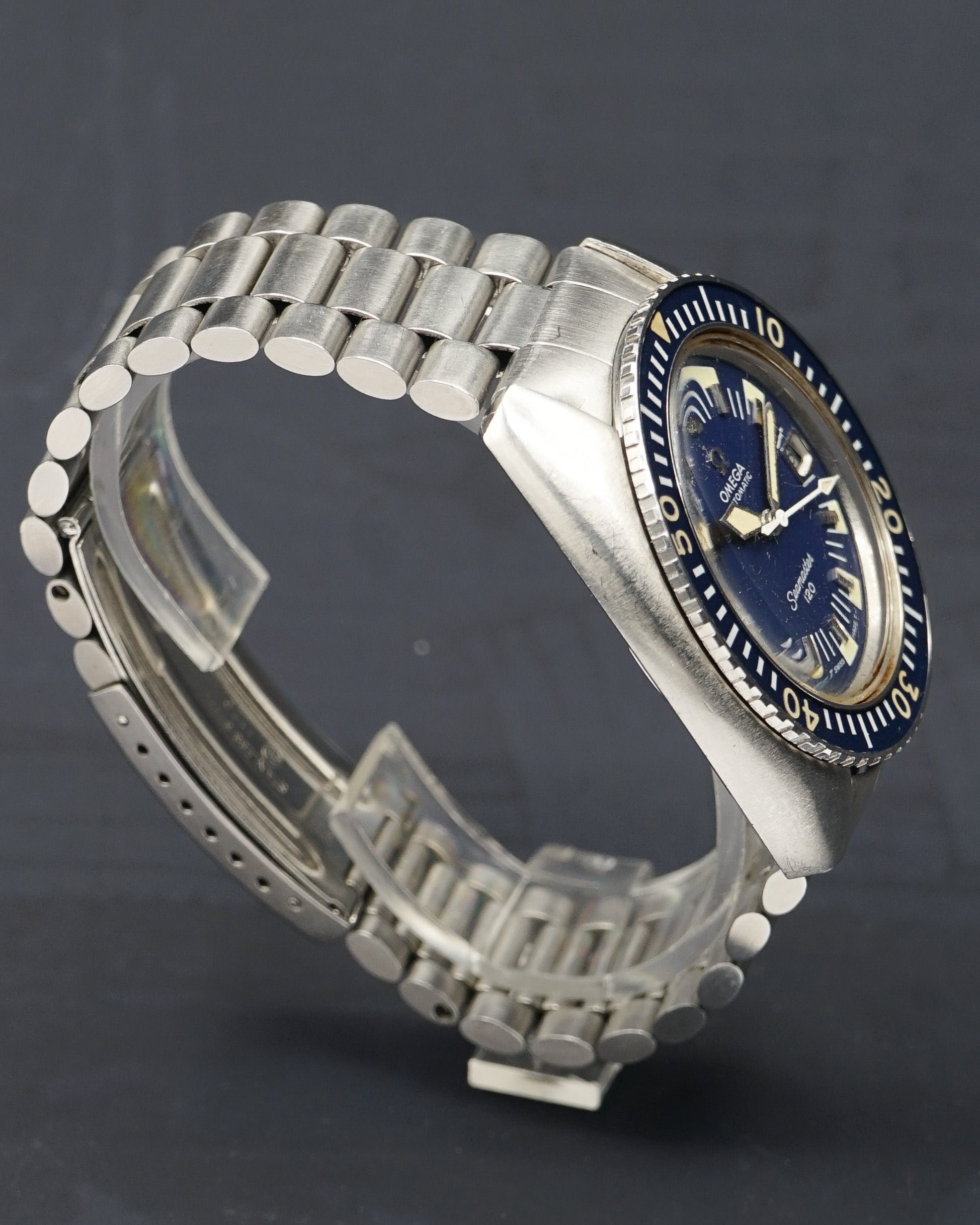 1970s Omega Seamaster 120 ref. 166.073 "Deep Blue"