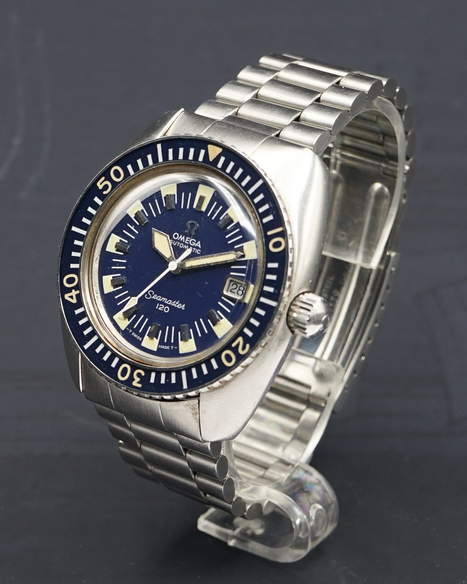 1970s Omega Seamaster 120 ref. 166.073 "Deep Blue"