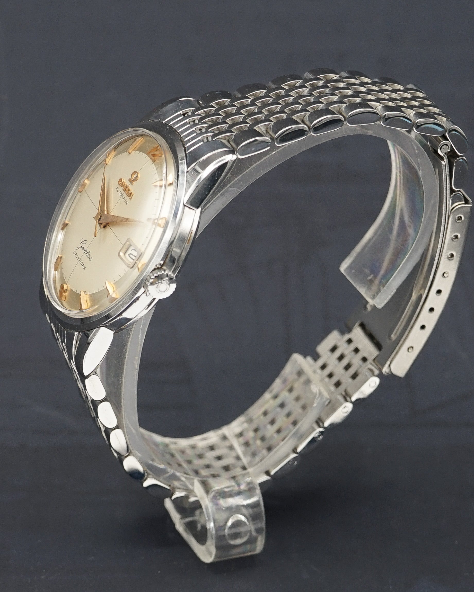1950s Omega Genève in stainless steel