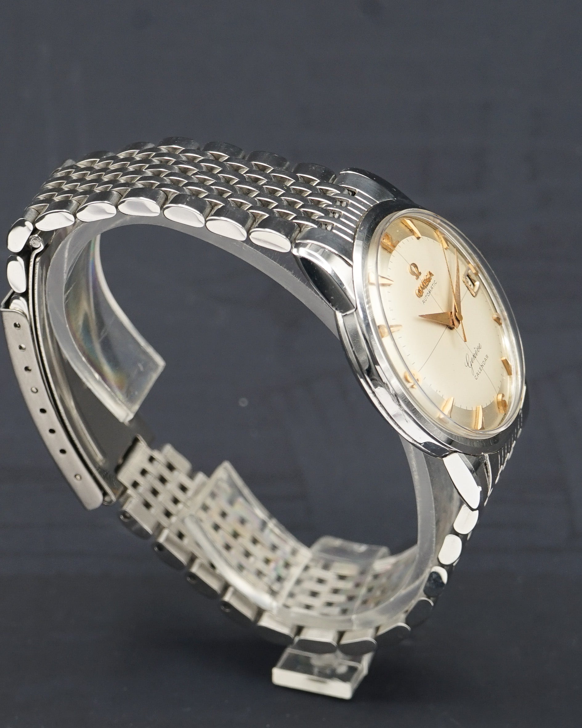 1950s Omega Genève in stainless steel