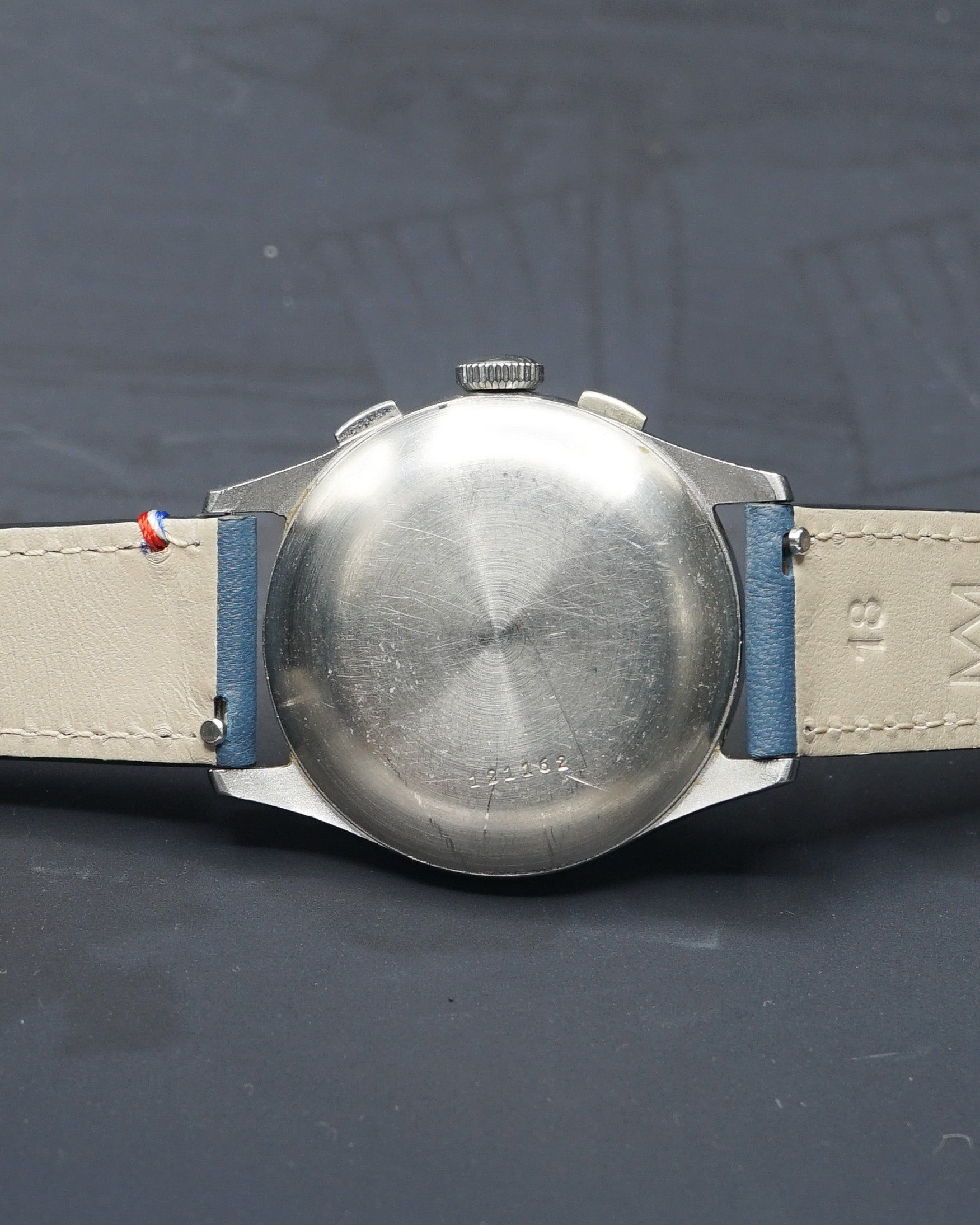 1955 Jaeger steel chronograph ref. 22420 with extract