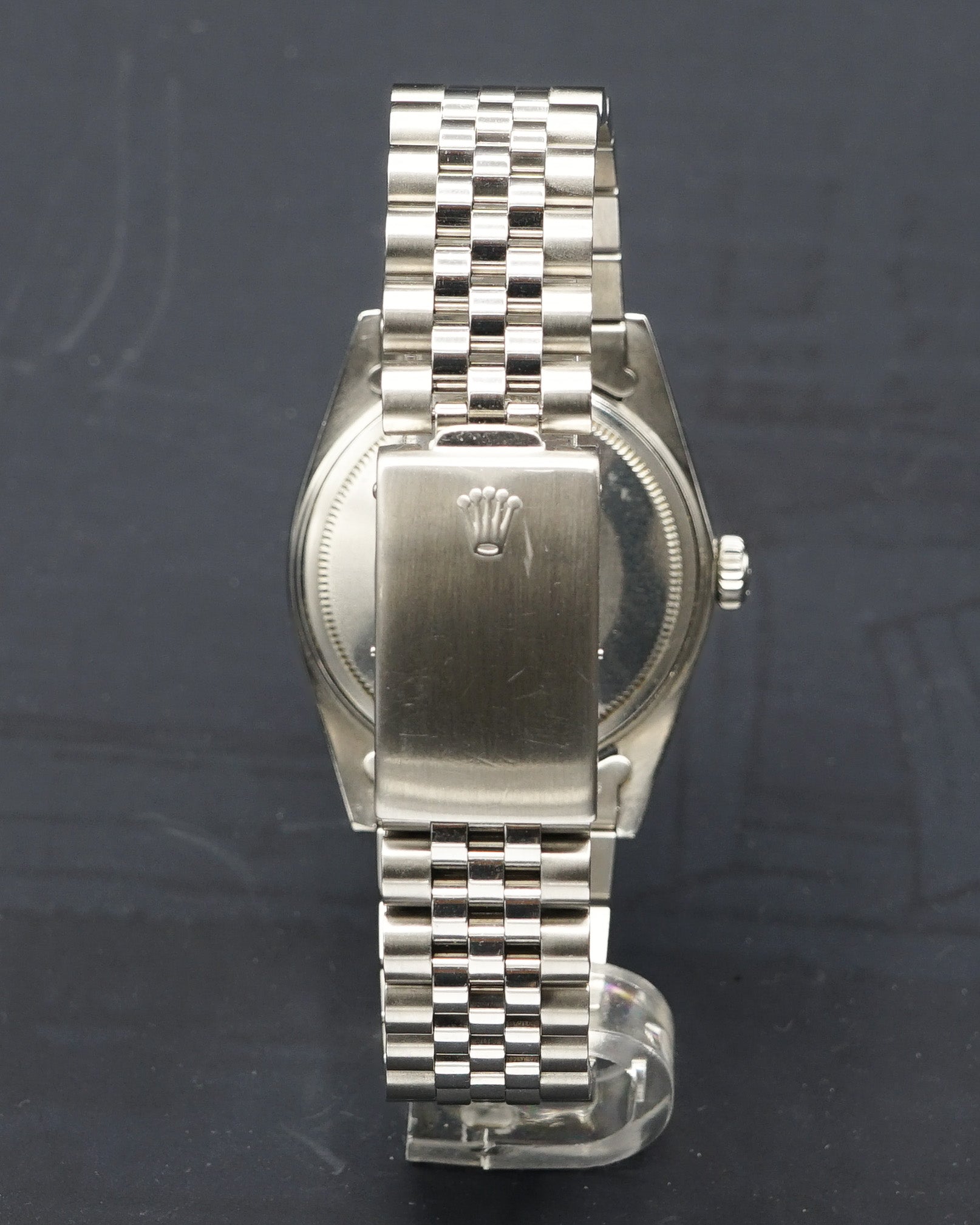 1970s Rolex Datejust 1601 with grey linen dial