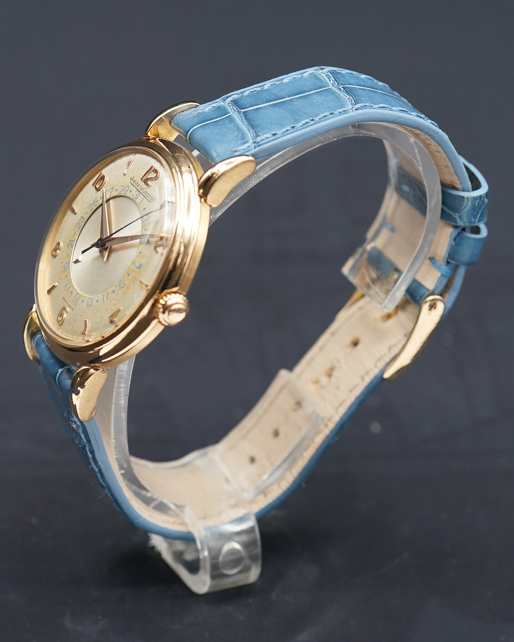 1950s Jaeger-Lecoultre Calendar in rose gold for the French market