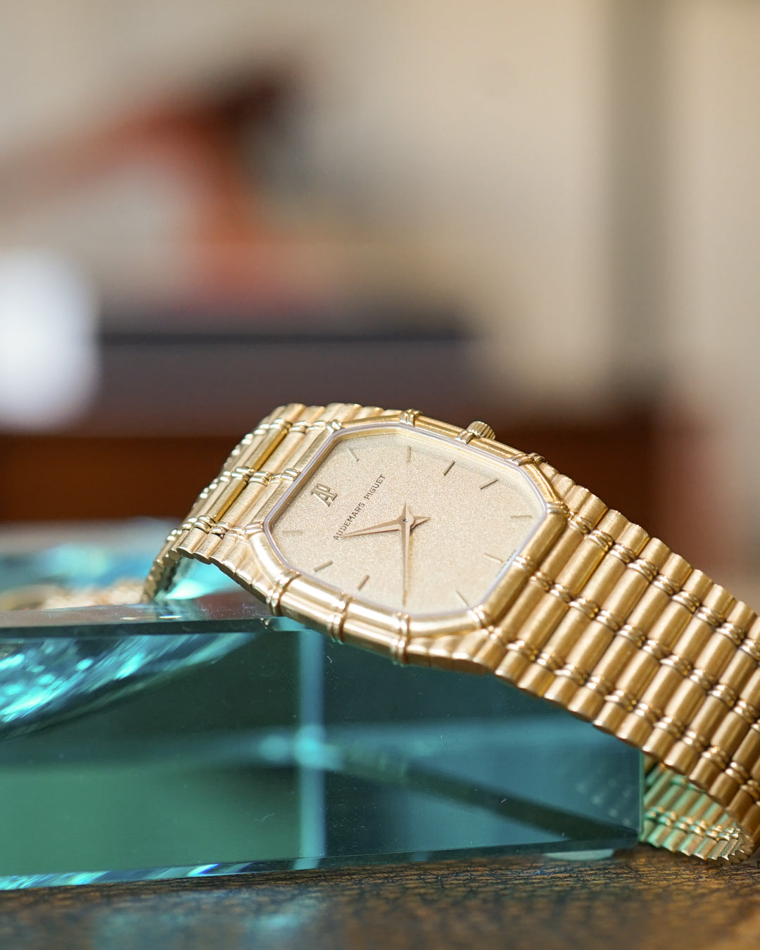 1980s Audemars Piguet Bamboo in yellow gold