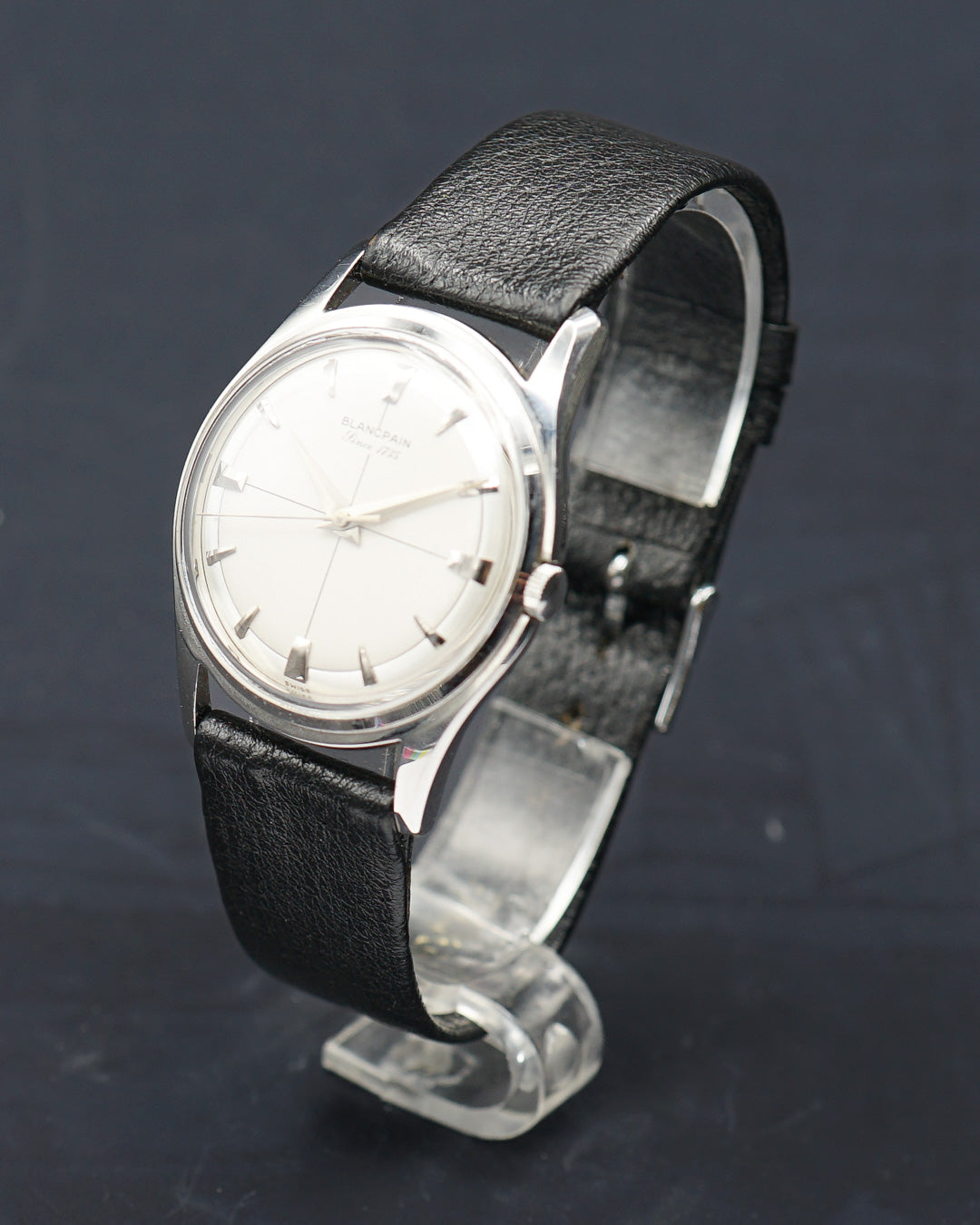 1950s Blancpain dress watch in stainless steel with 2-tone dial