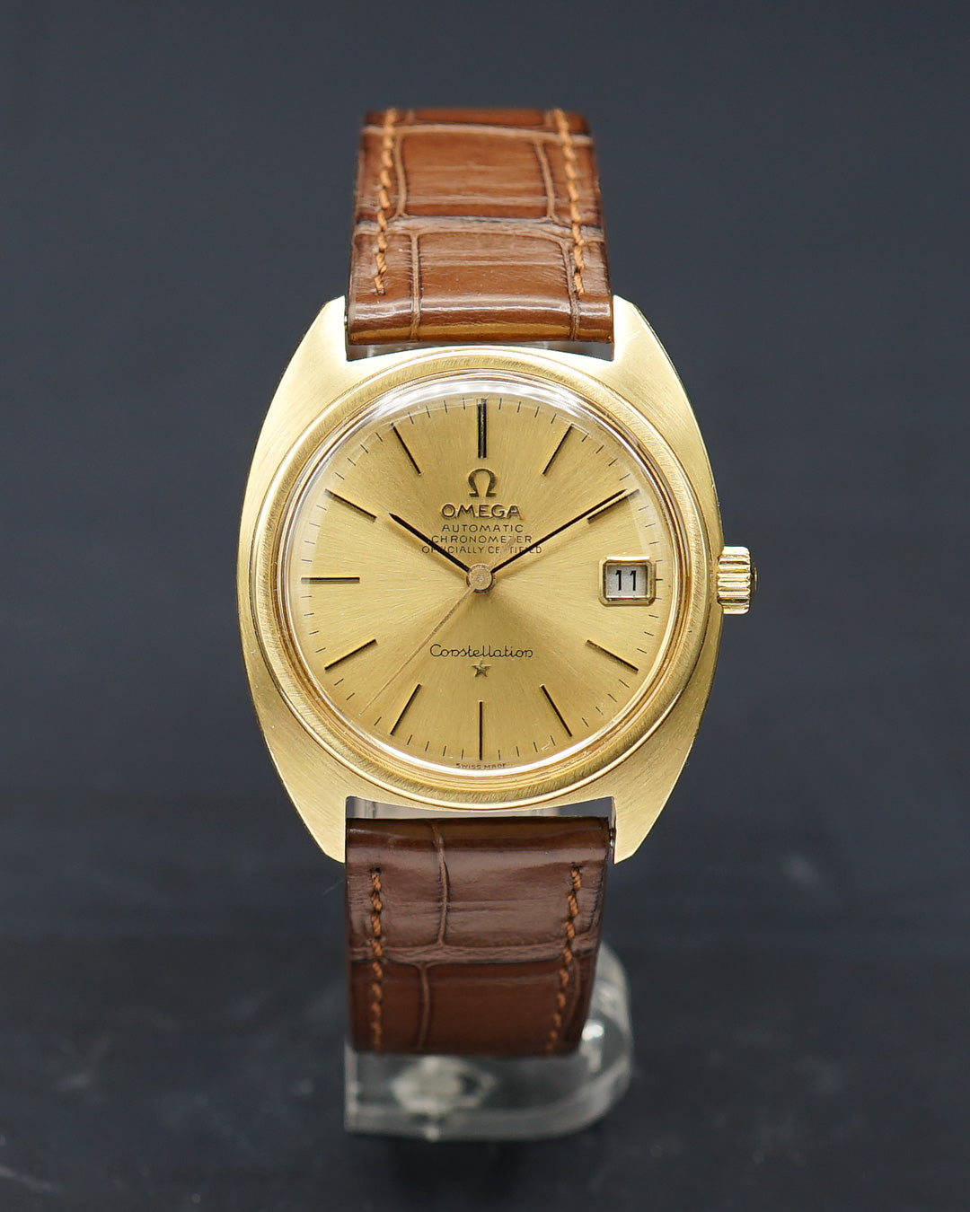 1970s Omega Constellation Ref. 168.017 in 18kt yellow gold