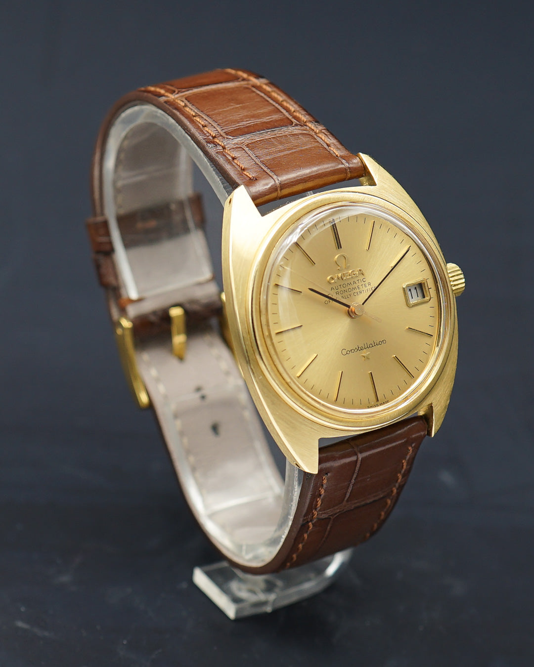 1970s Omega Constellation Ref. 168.017 in 18kt yellow gold