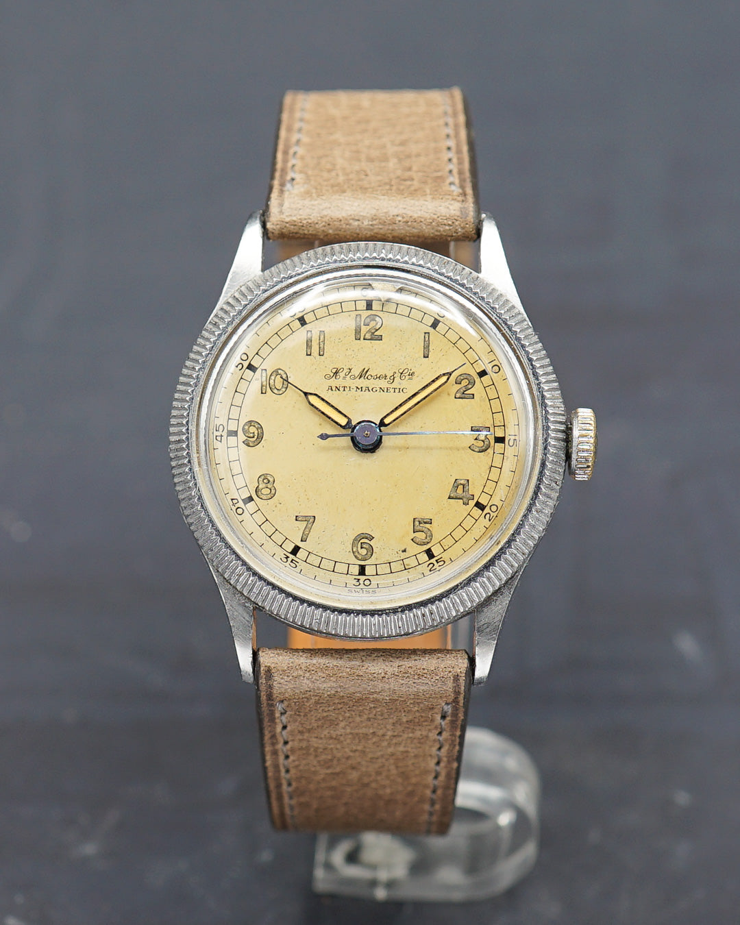 1940s H.Moser & Cie. Pilot Watch