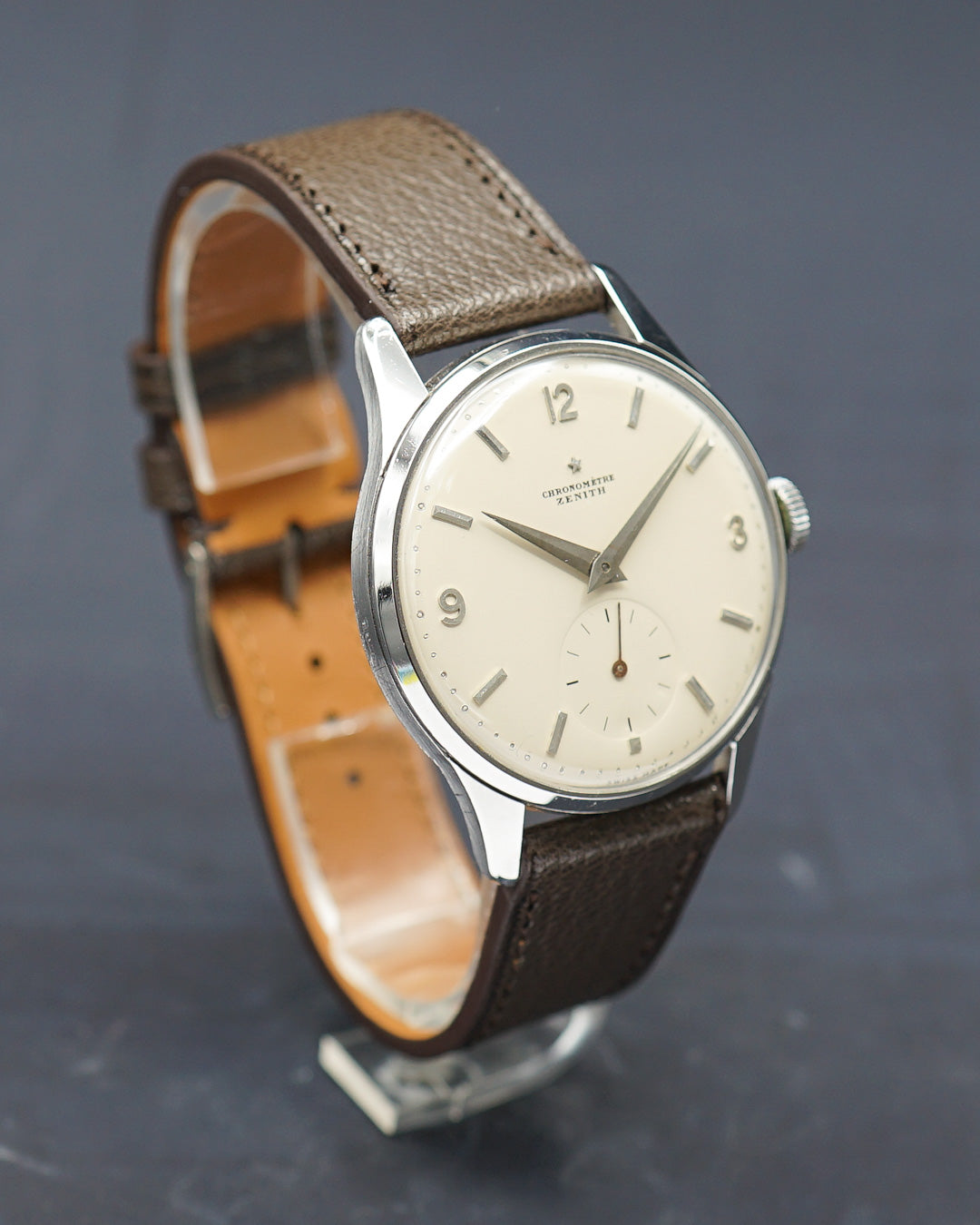 1950s Zenith Chronometre caliber 135 with Extract from the Archives