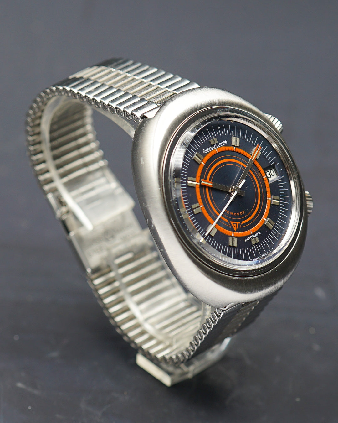 1970s Jaeger-Lecoultre Exotic Speed Beat Memovox