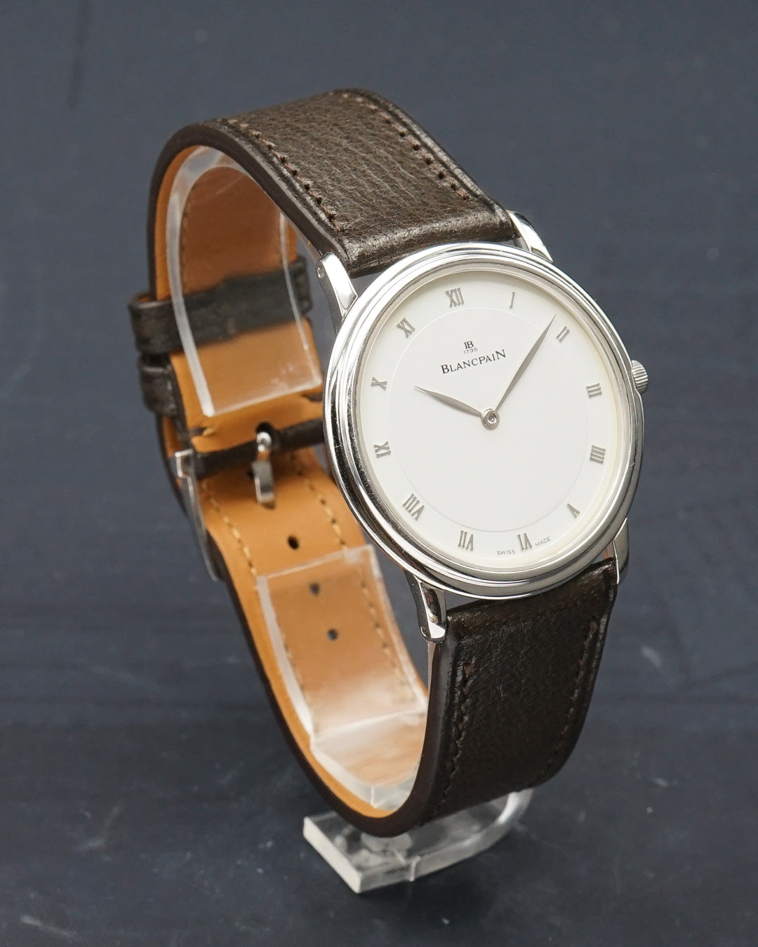 1990s Blancpain Villeret ultra thin in Platinum