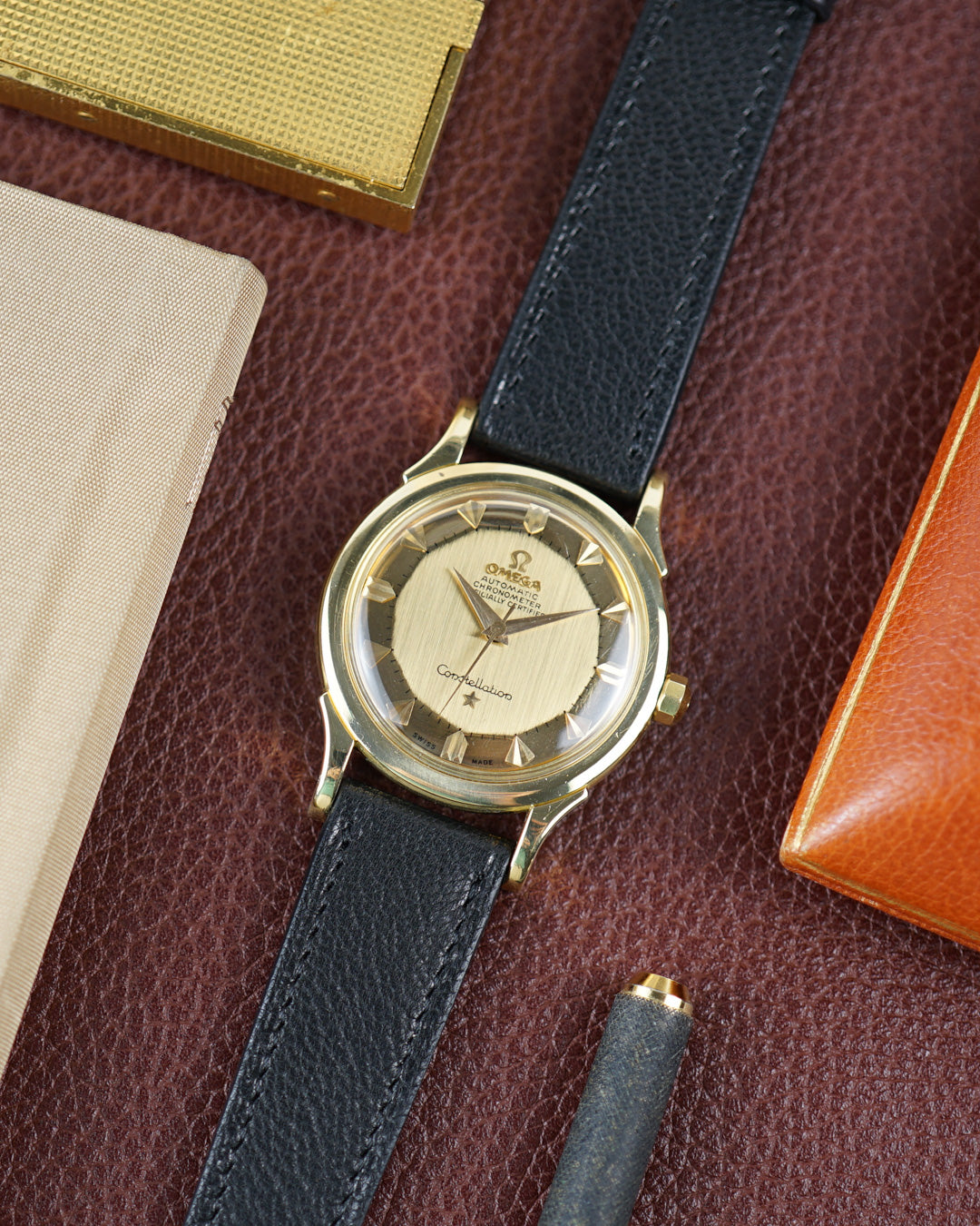 1950s Omega Constellation ref. 2852 in 18kt yellow gold