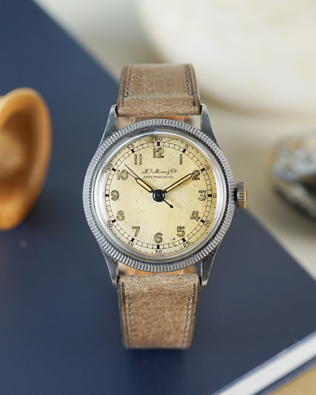 1940s H.Moser & Cie. Pilot Watch