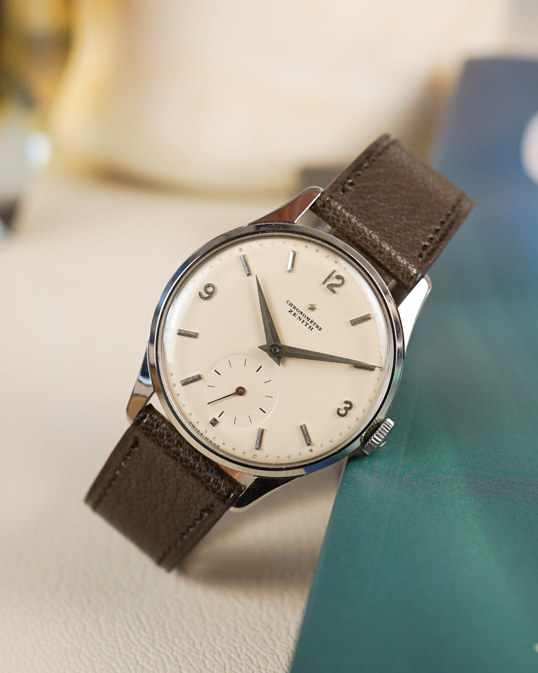 1950s Zenith Chronometre caliber 135 with Extract from the Archives
