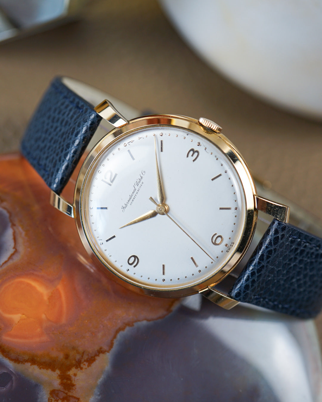 1950s IWC Fancy Lugs with caliber 89
