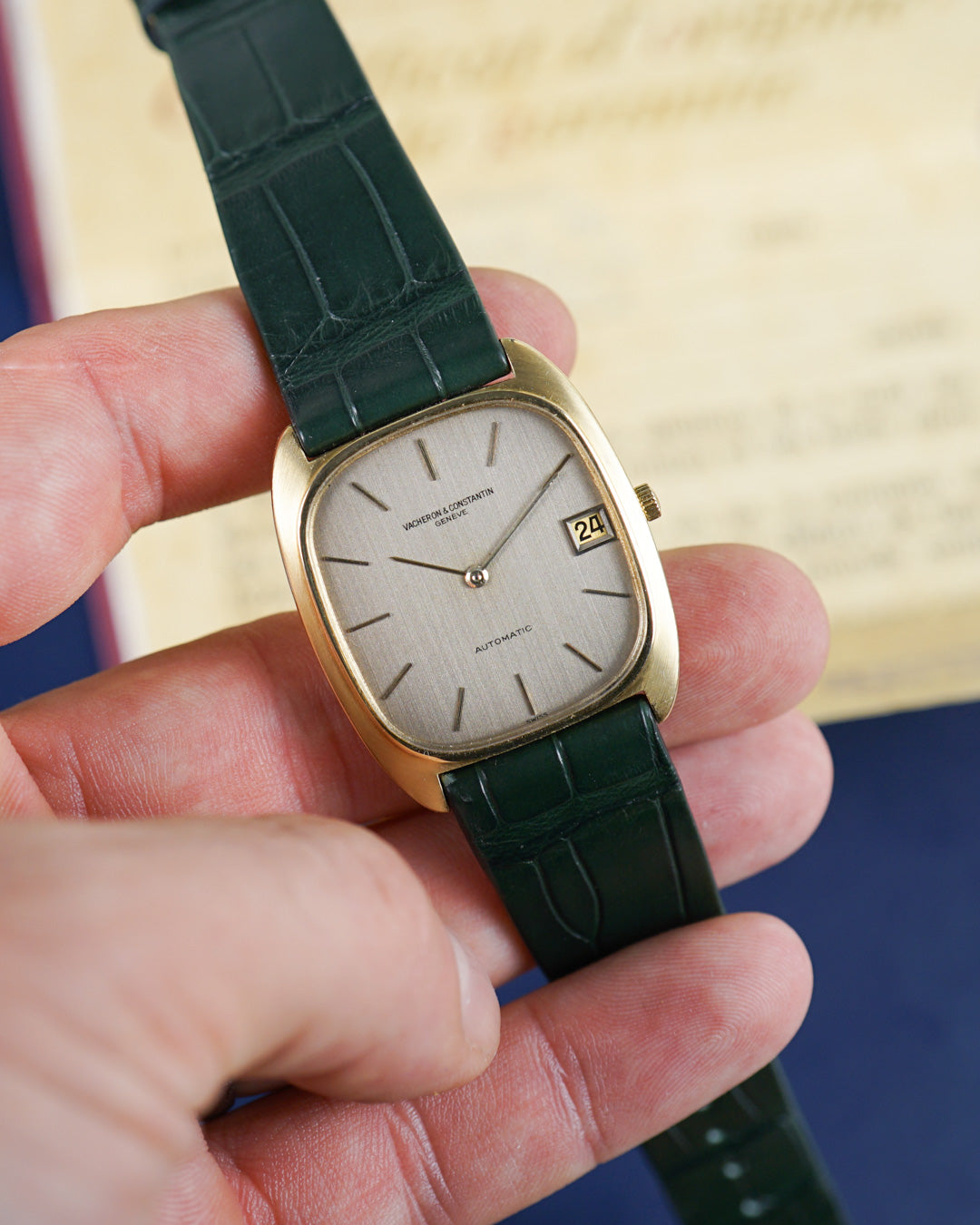 Vacheron Constantin Jumbo in yellow gold with papers