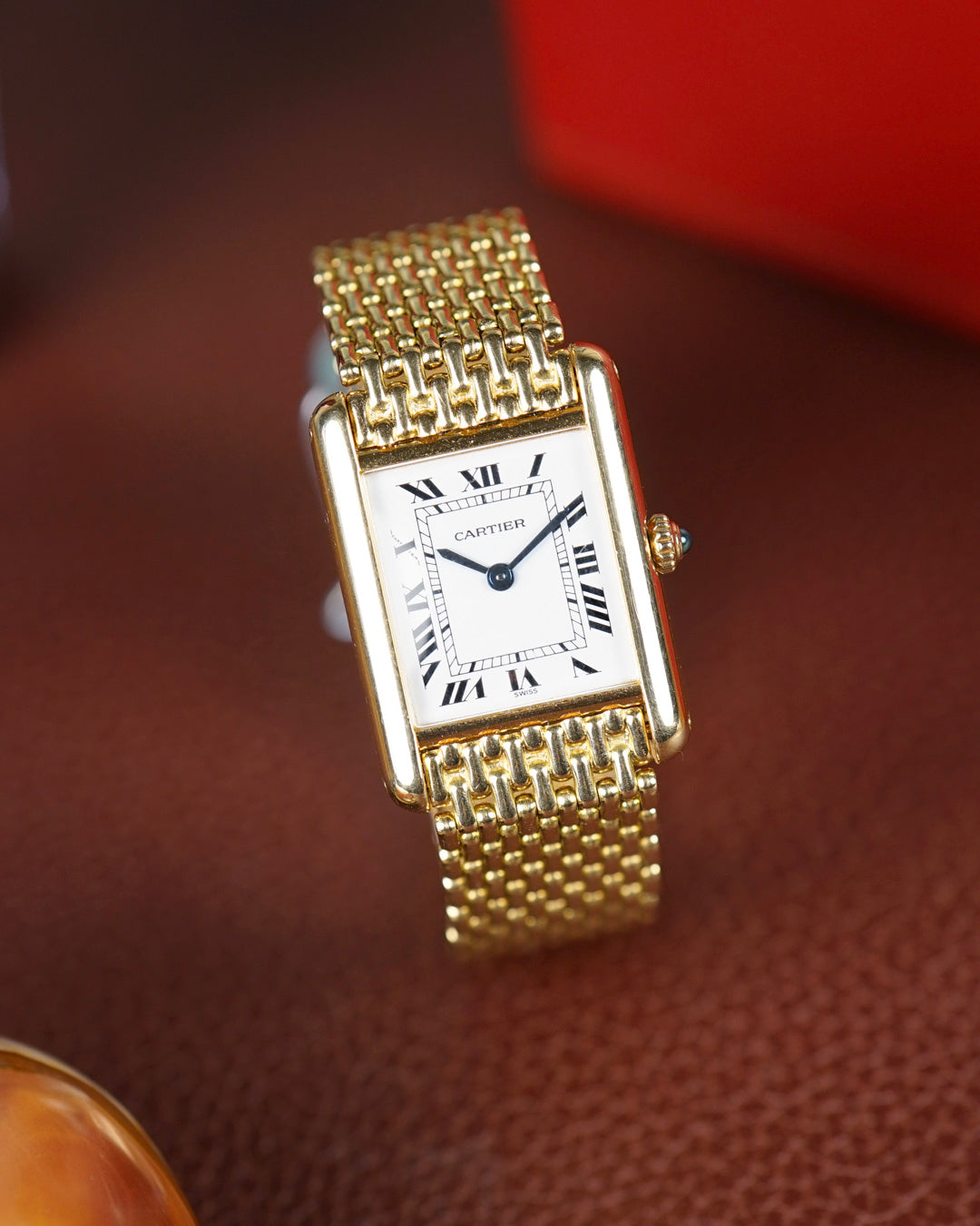 Cartier Tank Louis Cartier on bracelet