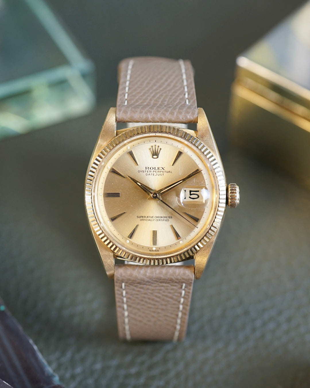 Rolex Datejust reference 6605 in Yellow Gold
