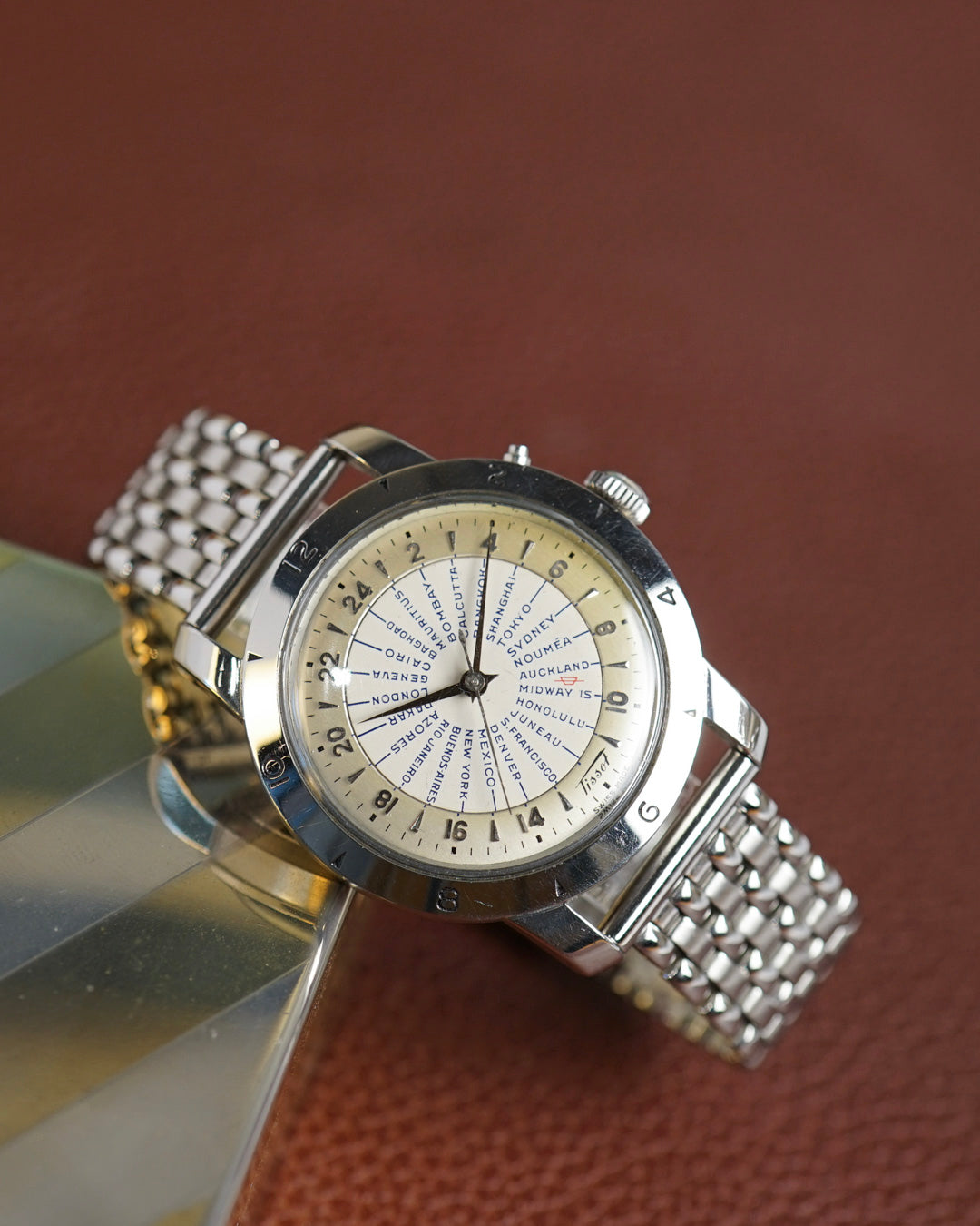 Tissot Navigator worldtimer bumper in mint condition