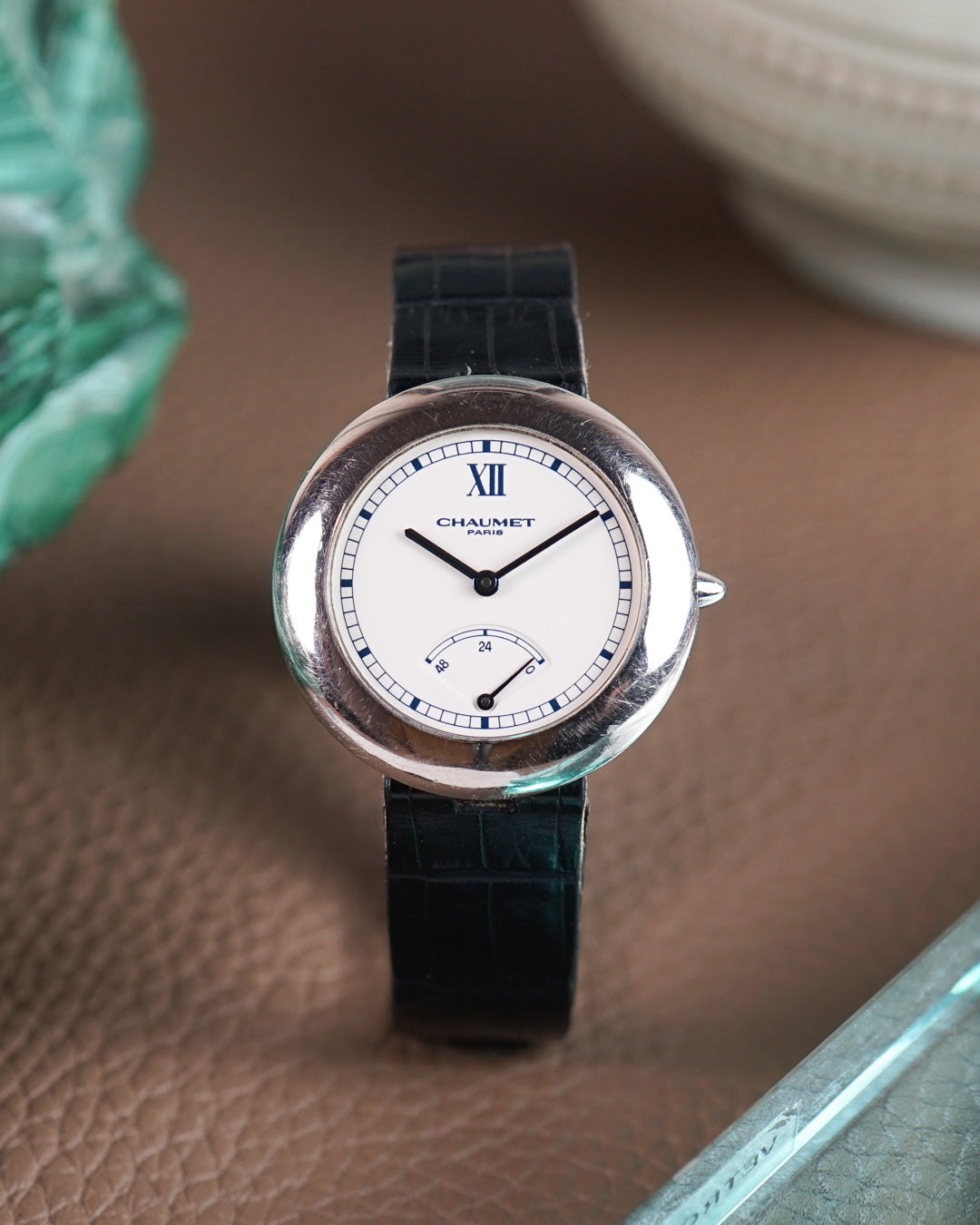 CHAUMETラー Chaumet Power Reserve reference 12A in white gold