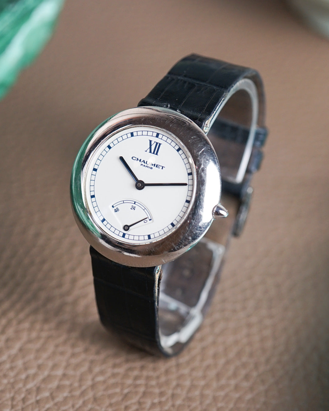 CHAUMETラー Chaumet Power Reserve reference 12A in white gold