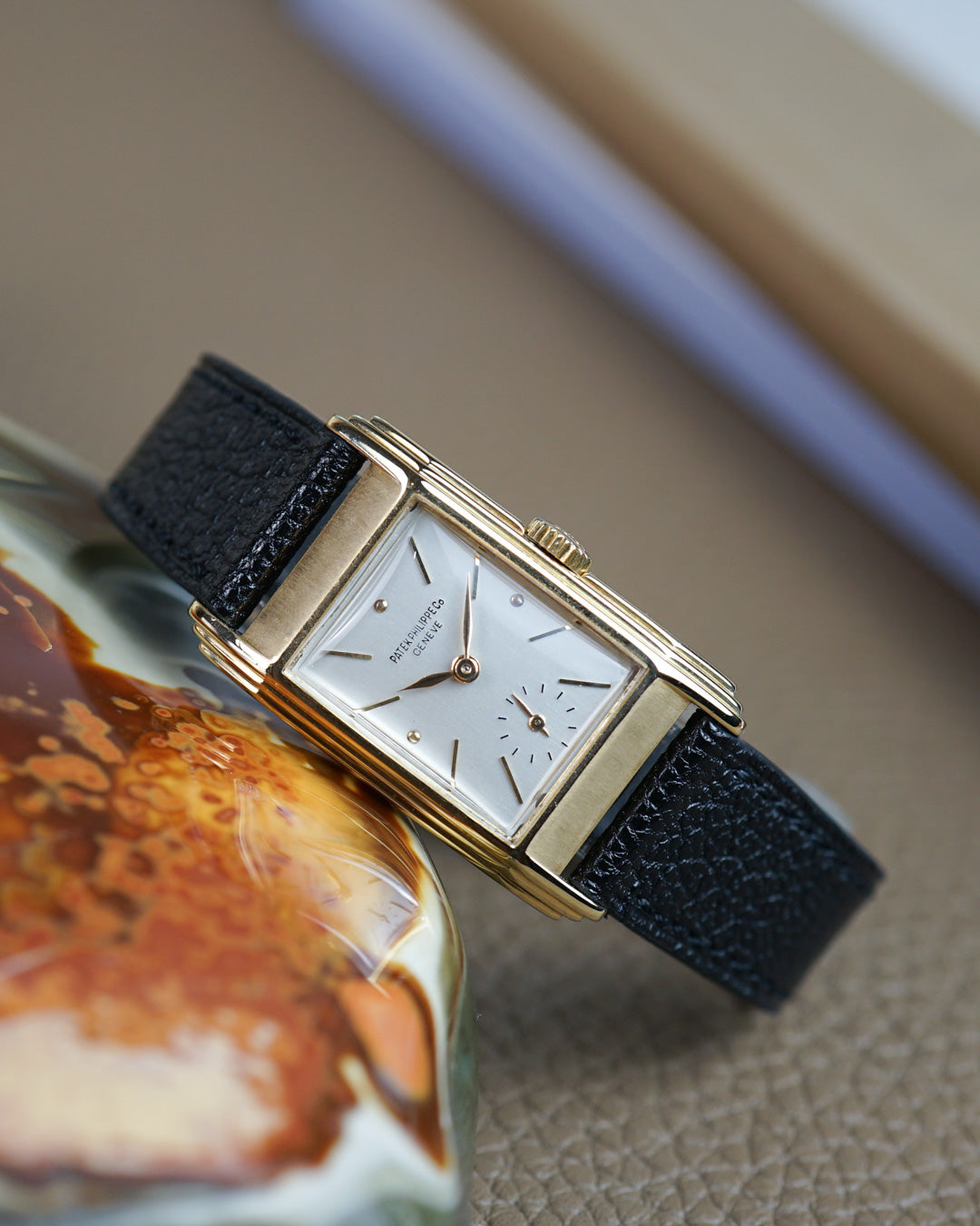 Patek Philippe reference 521 in yellow gold with extract