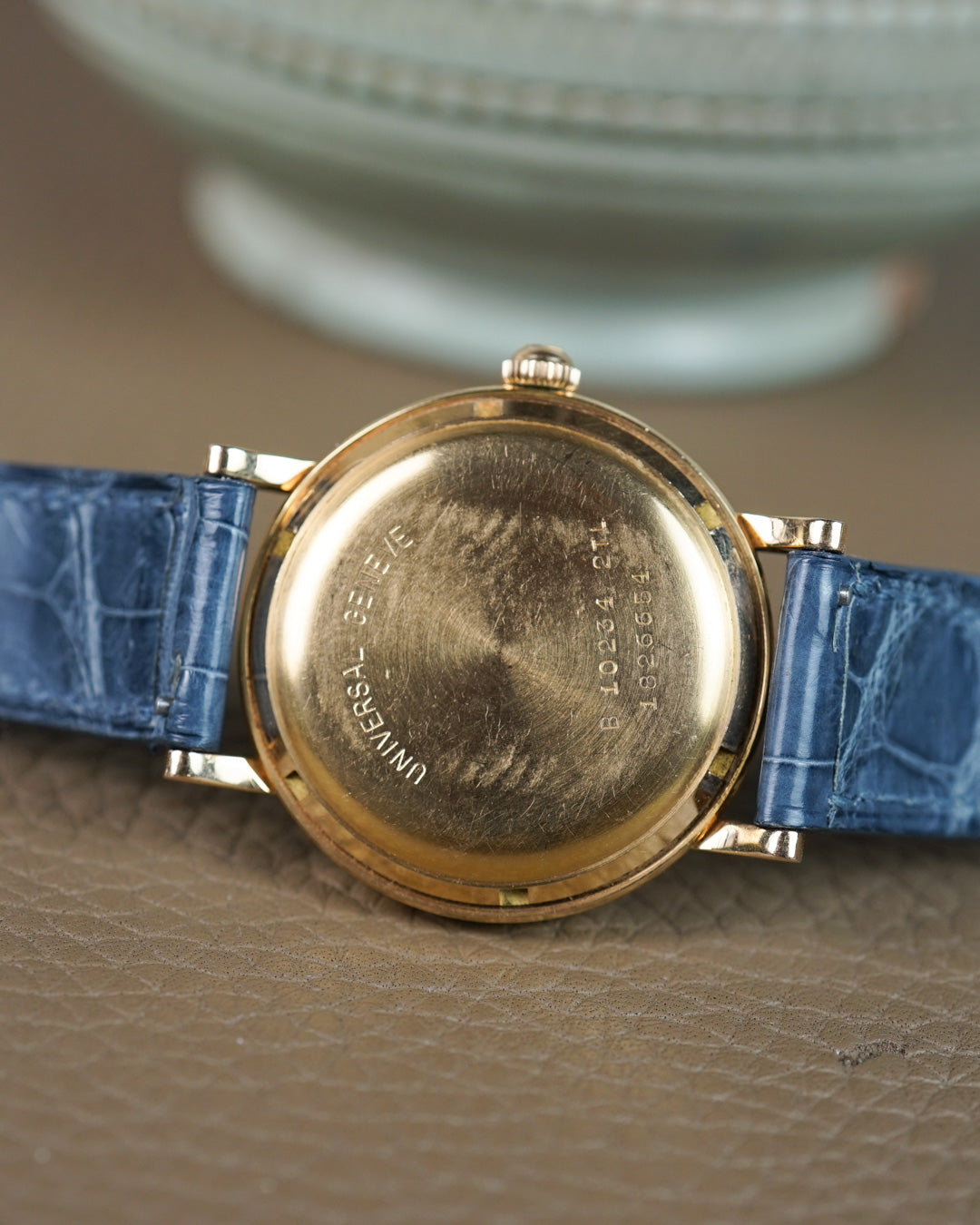 Universal Genève Polerouter De Luxe in rose gold with King Saud Bin Abdul Aziz portrait dial