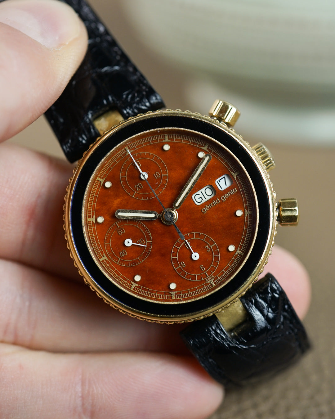 Gerald Genta Safari Gefica YG ref. G2989 7