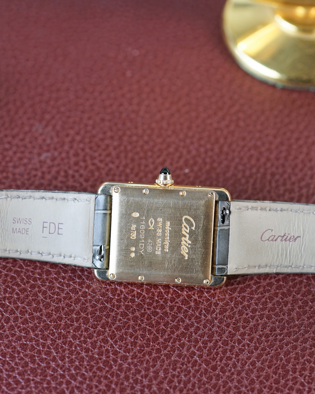 Cartier Tank Louis Cartier Trinity "Mosaic" in yellow gold