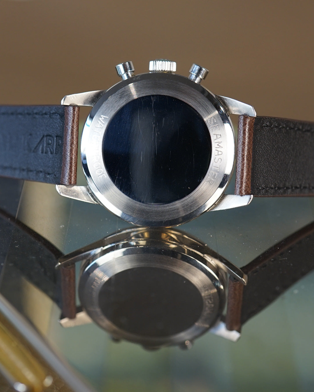 Omega Seamaster Chronograph reference CK2947 with lightly tropical dial and caliber 321