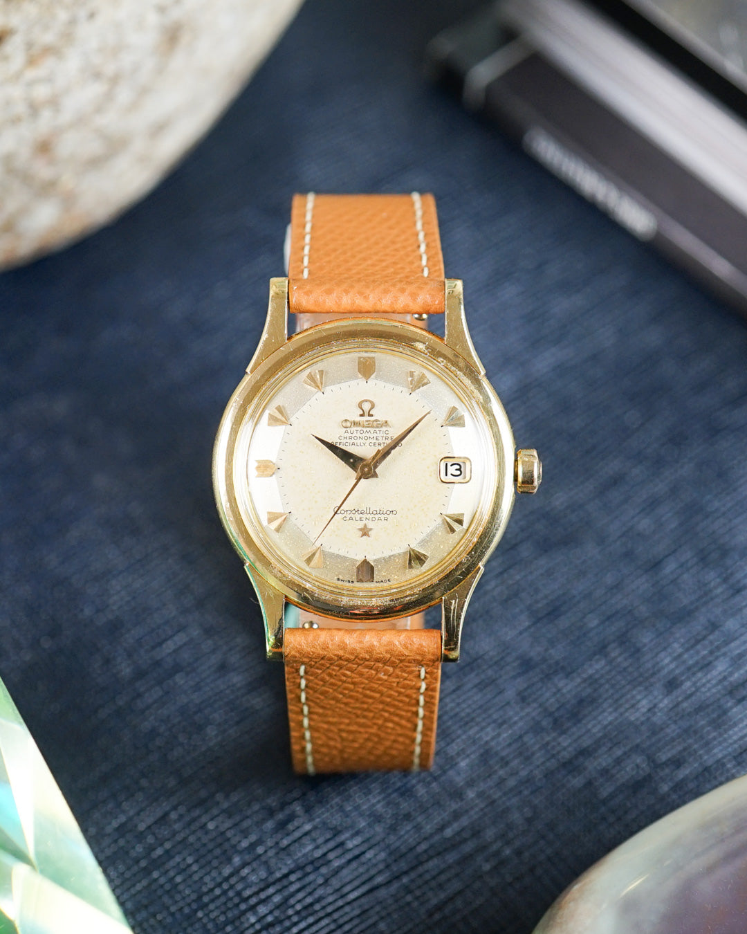 Omega Constellation Calendar in yellow gold