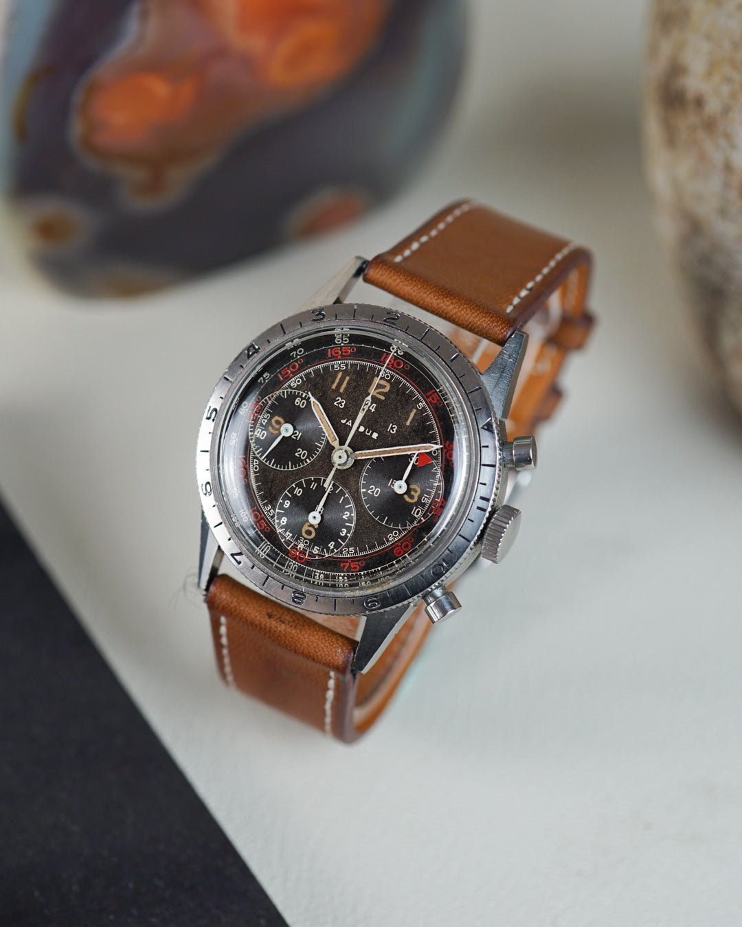 Jardur Bezelmeter with tropical dial
