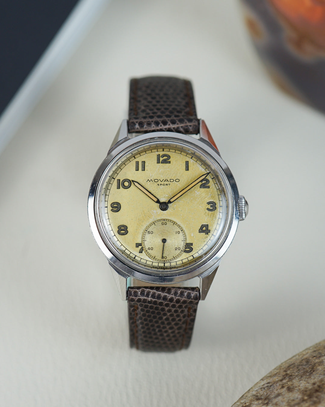 Movado Sport "Borgel Case" in stainless steel