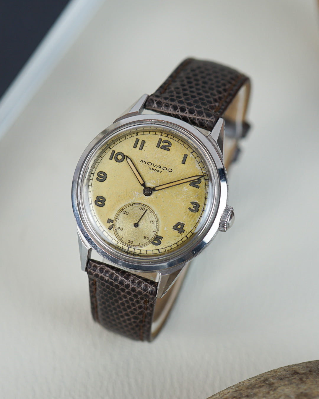 Movado Sport "Borgel Case" in stainless steel