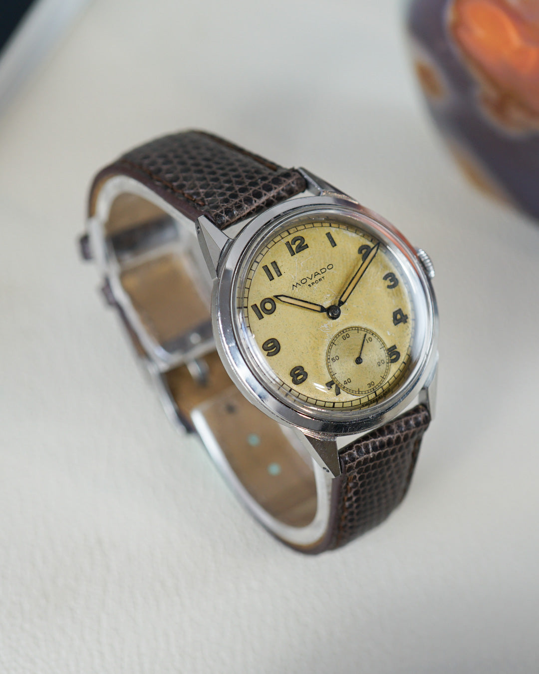 Movado Sport "Borgel Case" in stainless steel