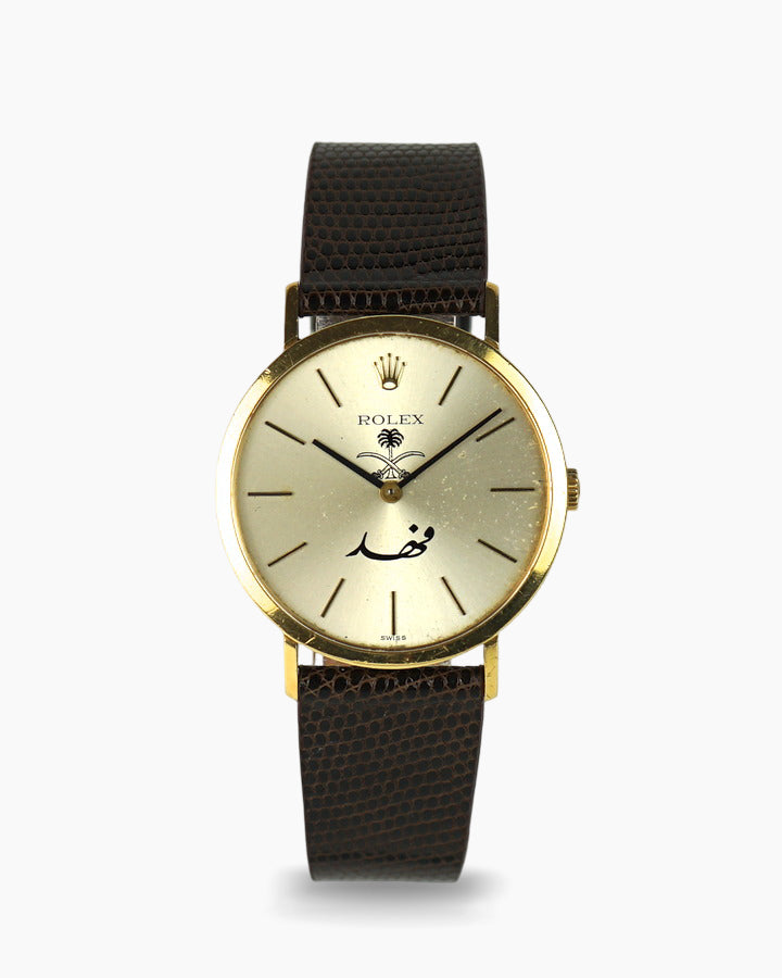 Rolex Cellini ref. 4112 with Arabic dial in 18k Gold