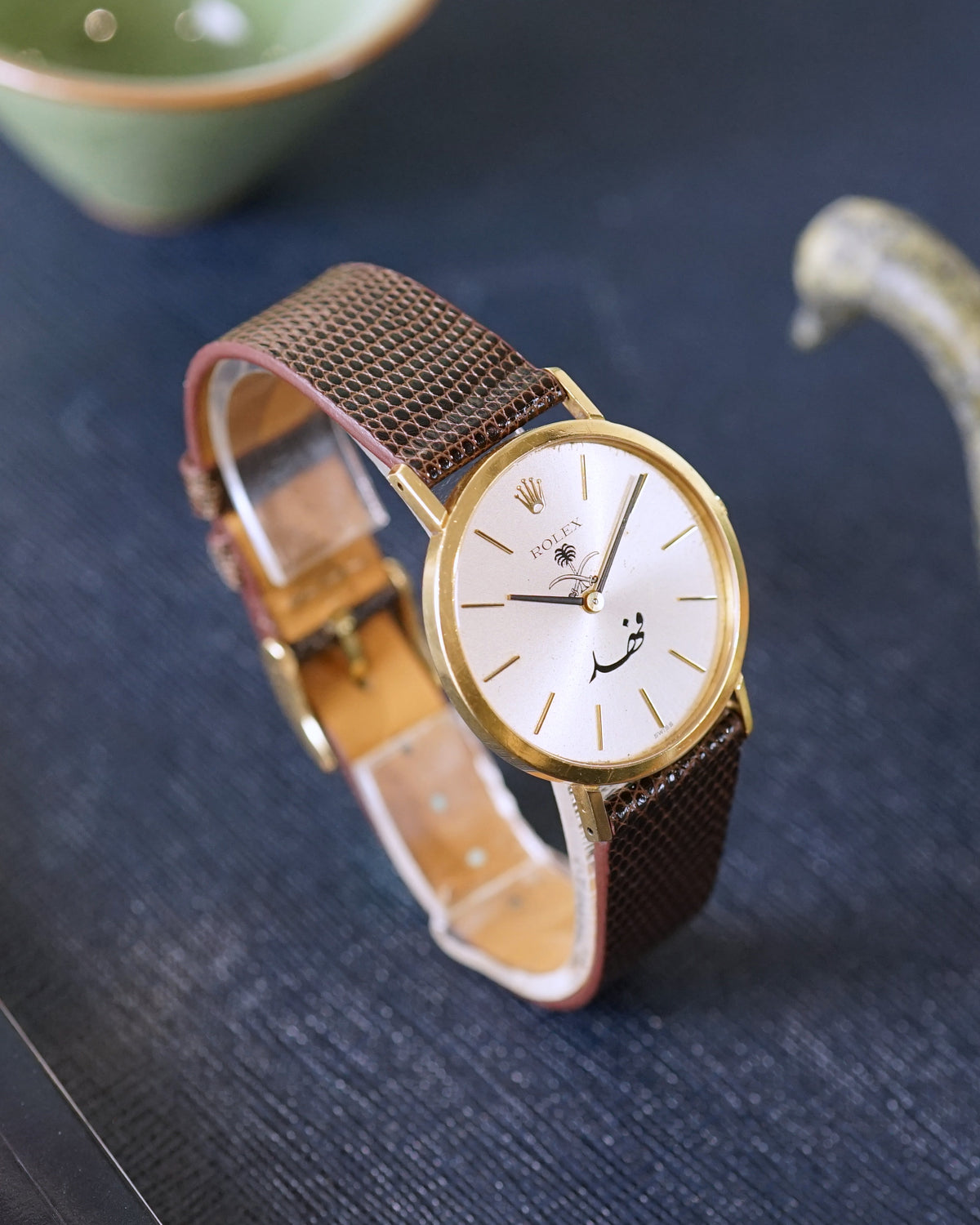 Rolex Cellini ref. 4112 with Arabic dial in 18k Gold