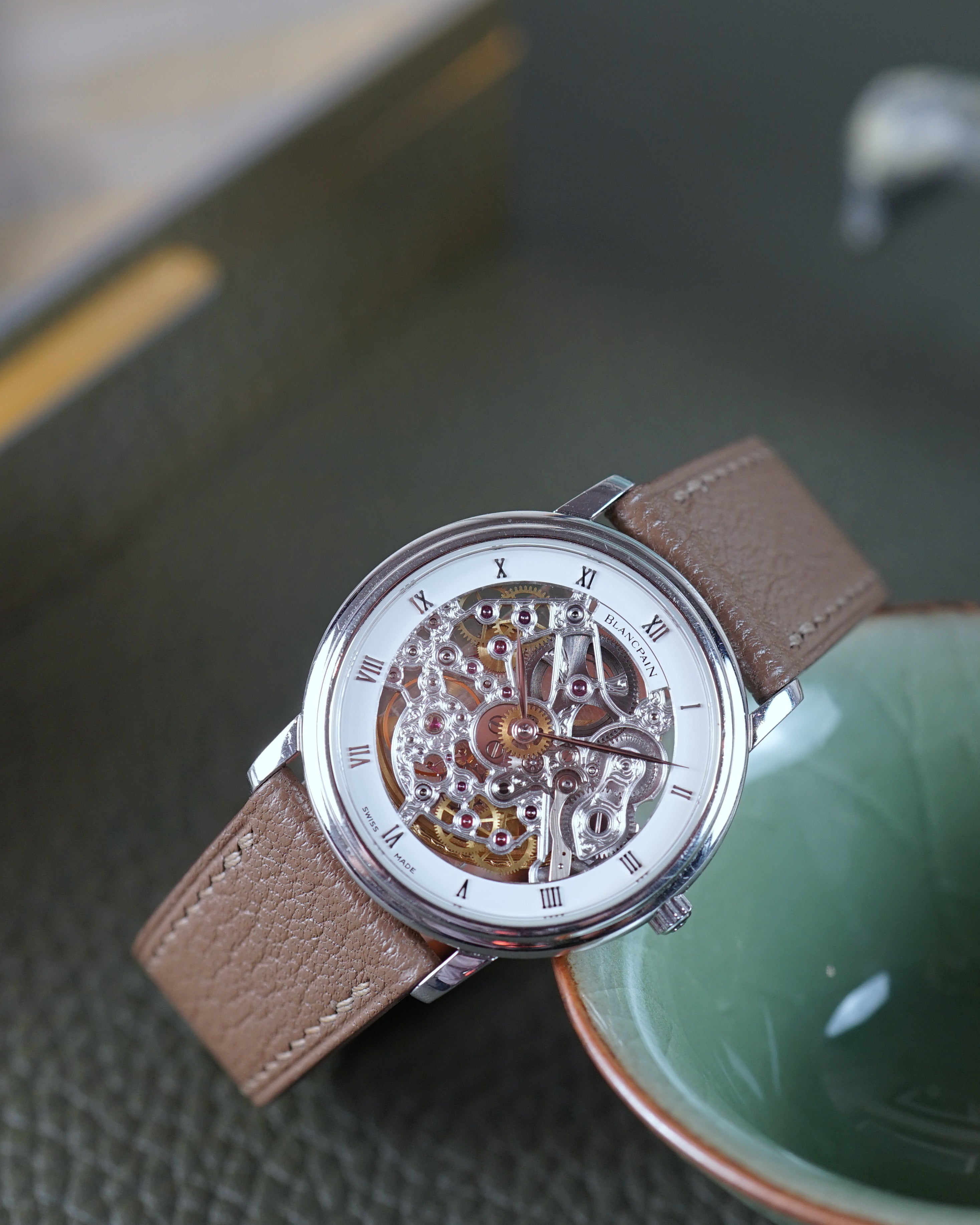 Blancpain Villeret Skeleton in Platinum
