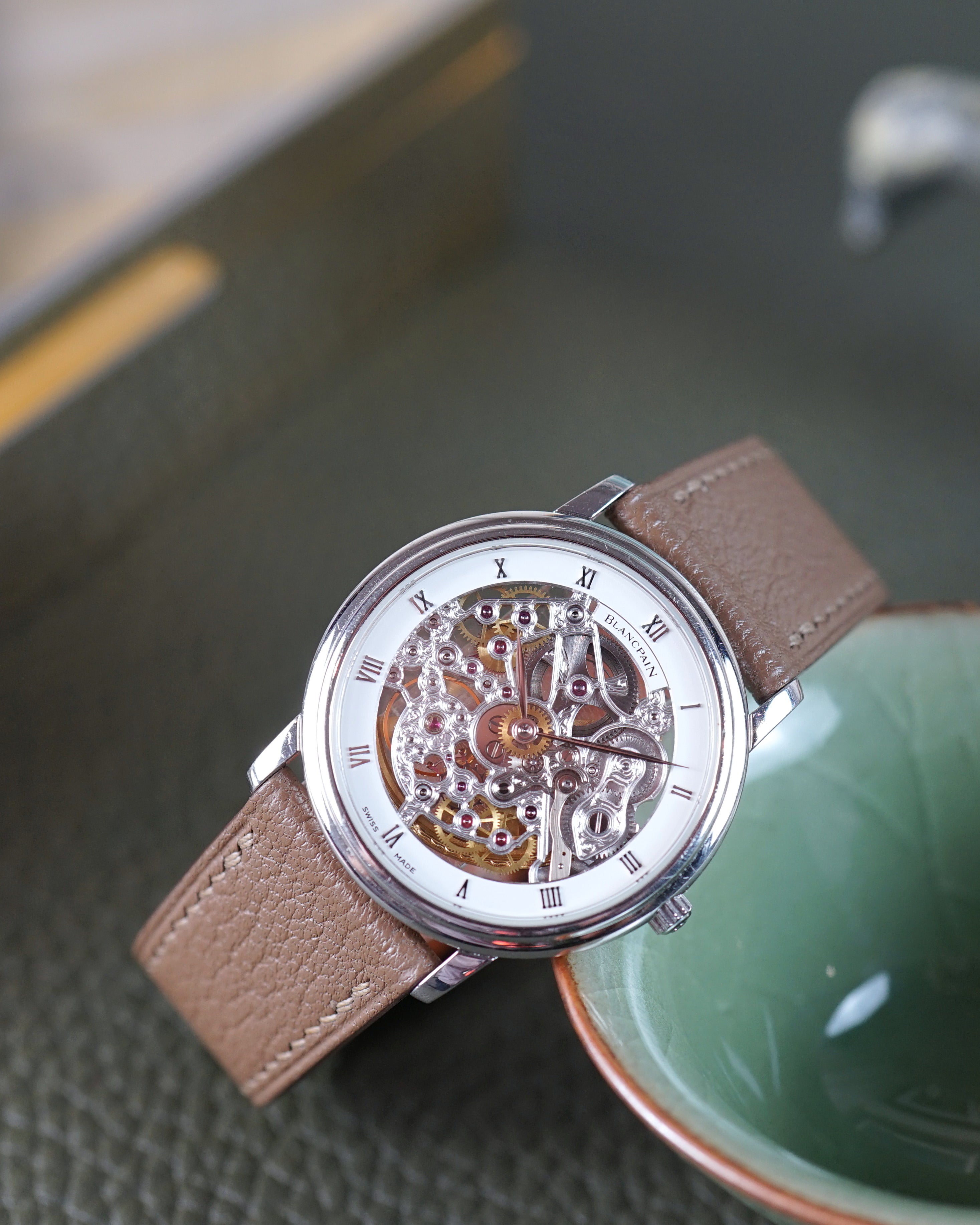 Blancpain Villeret Skeleton in Platinum