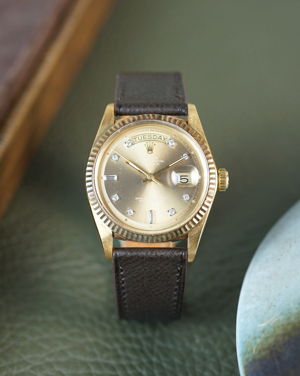 Rolex Day-Date ref. 1803 in 18k yellow gold with diamond dial