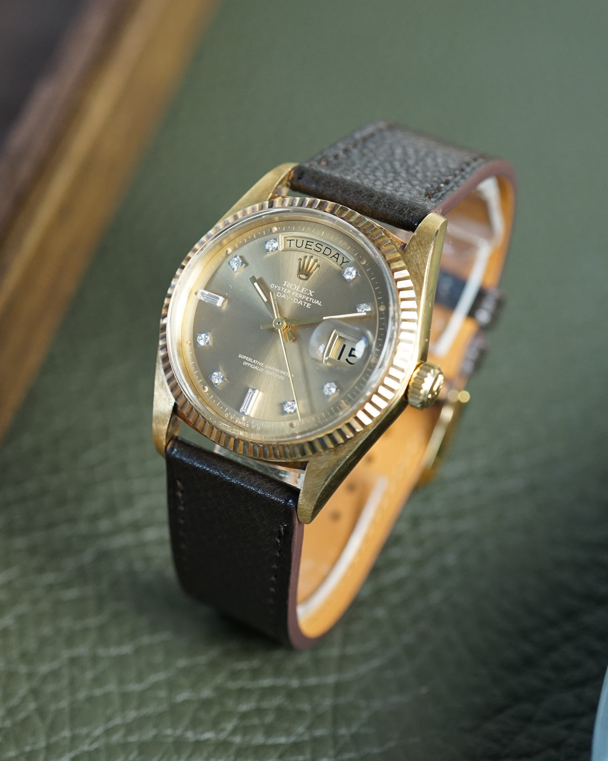 Rolex Day-Date ref. 1803 in 18k yellow gold with diamond dial