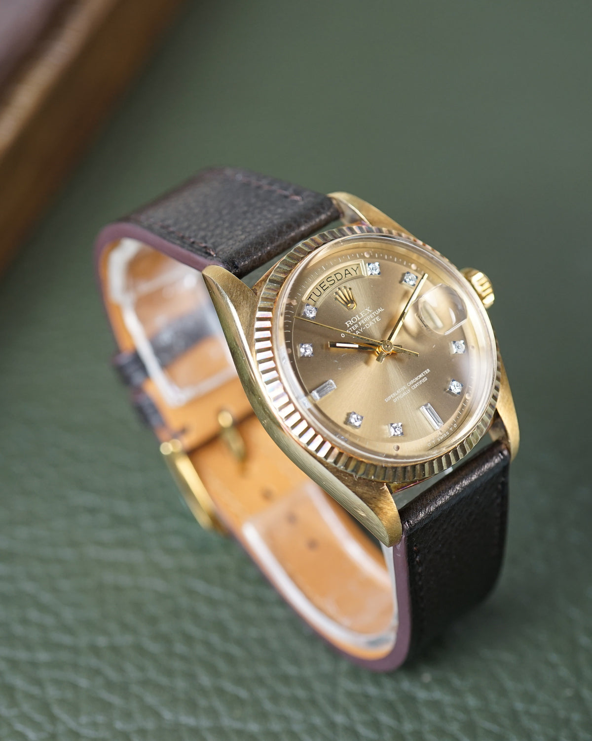Rolex Day-Date ref. 1803 in 18k yellow gold with diamond dial