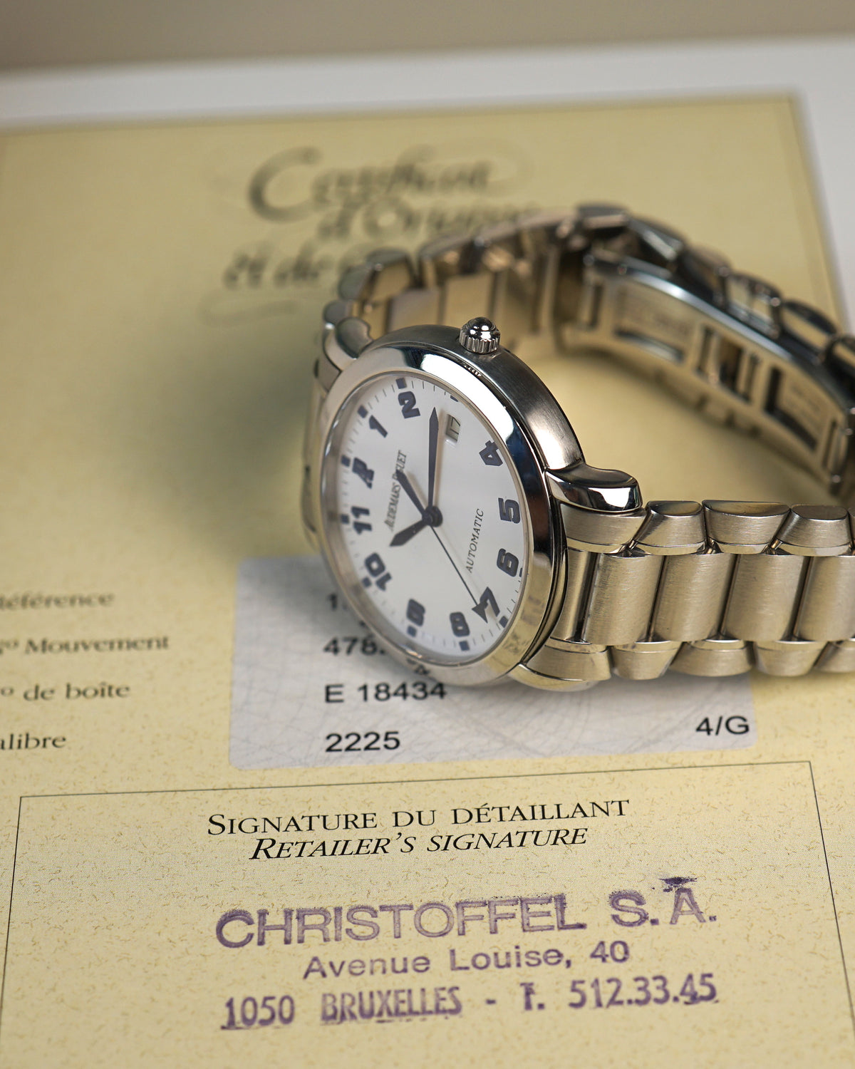 Audemars Piguet Millenary reference 15049, enamel dial