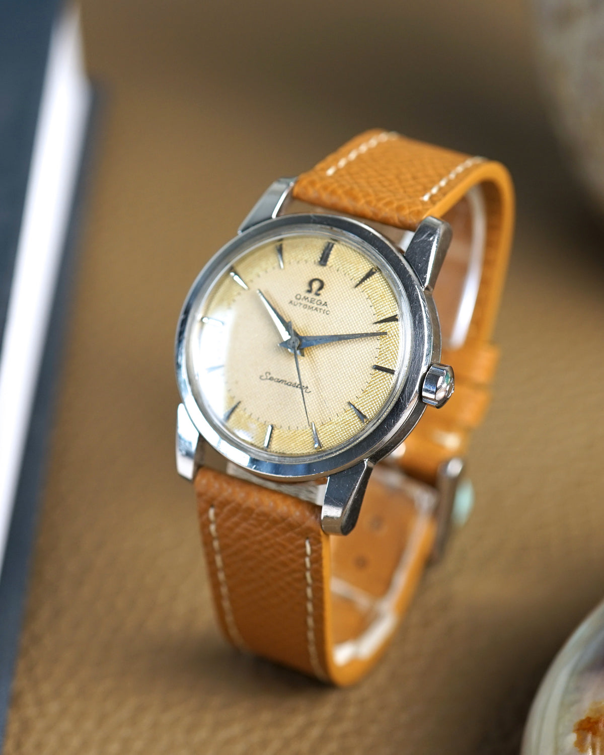 Omega Seamaster 2846 with dual tone waffle dial