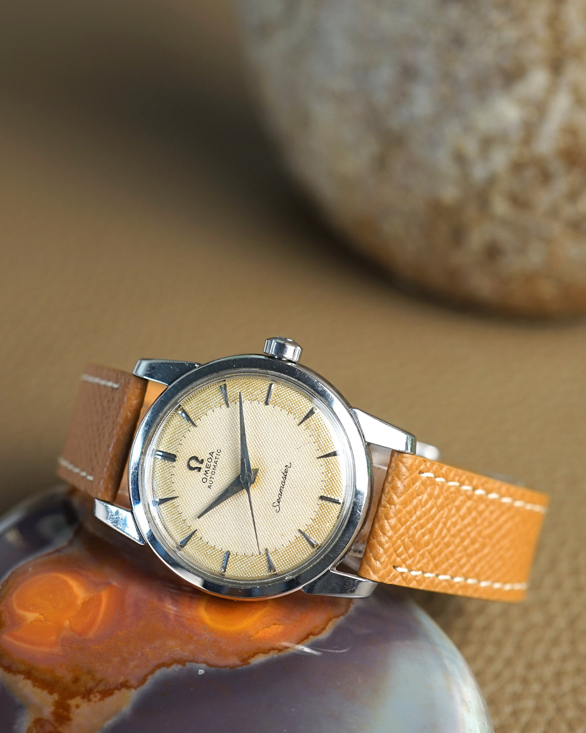 Omega Seamaster 2846 with dual tone waffle dial