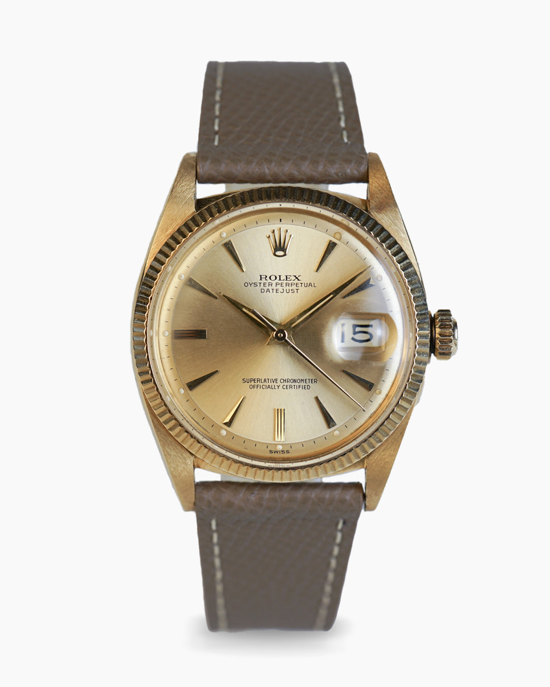 Rolex Datejust reference 6605 in Yellow Gold
