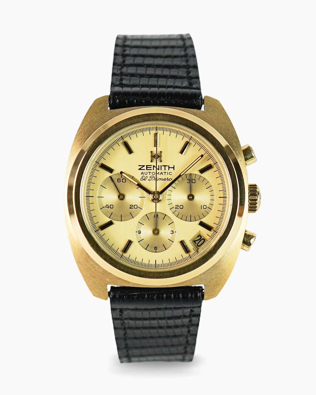 SWISS ZENITH 手巻きビンテージ　ほぼ未使用　正確稼働　20K金張り Zenith Surf Chronograph El Primero - Like new
