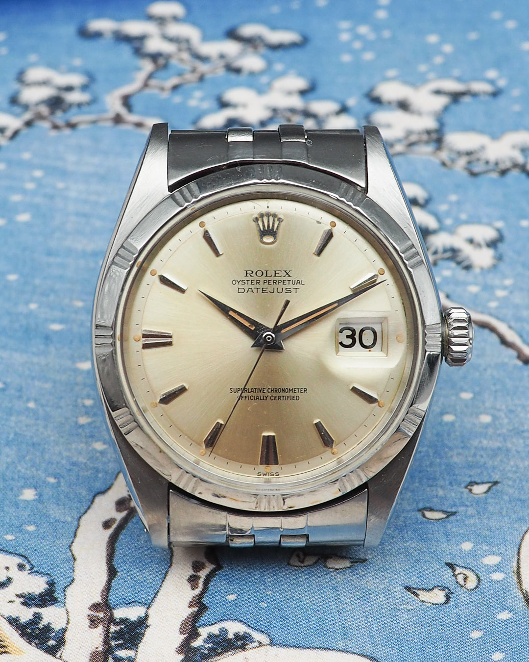 1962 Rolex Datejust 1603 with bamboo bezel
