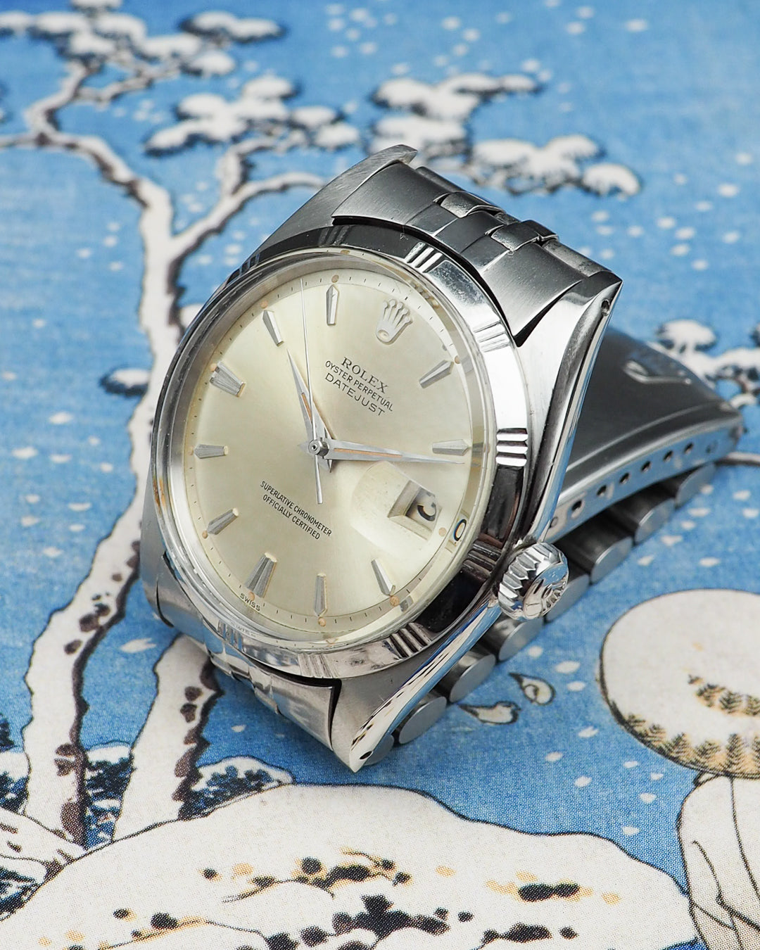 1962 Rolex Datejust 1603 with bamboo bezel