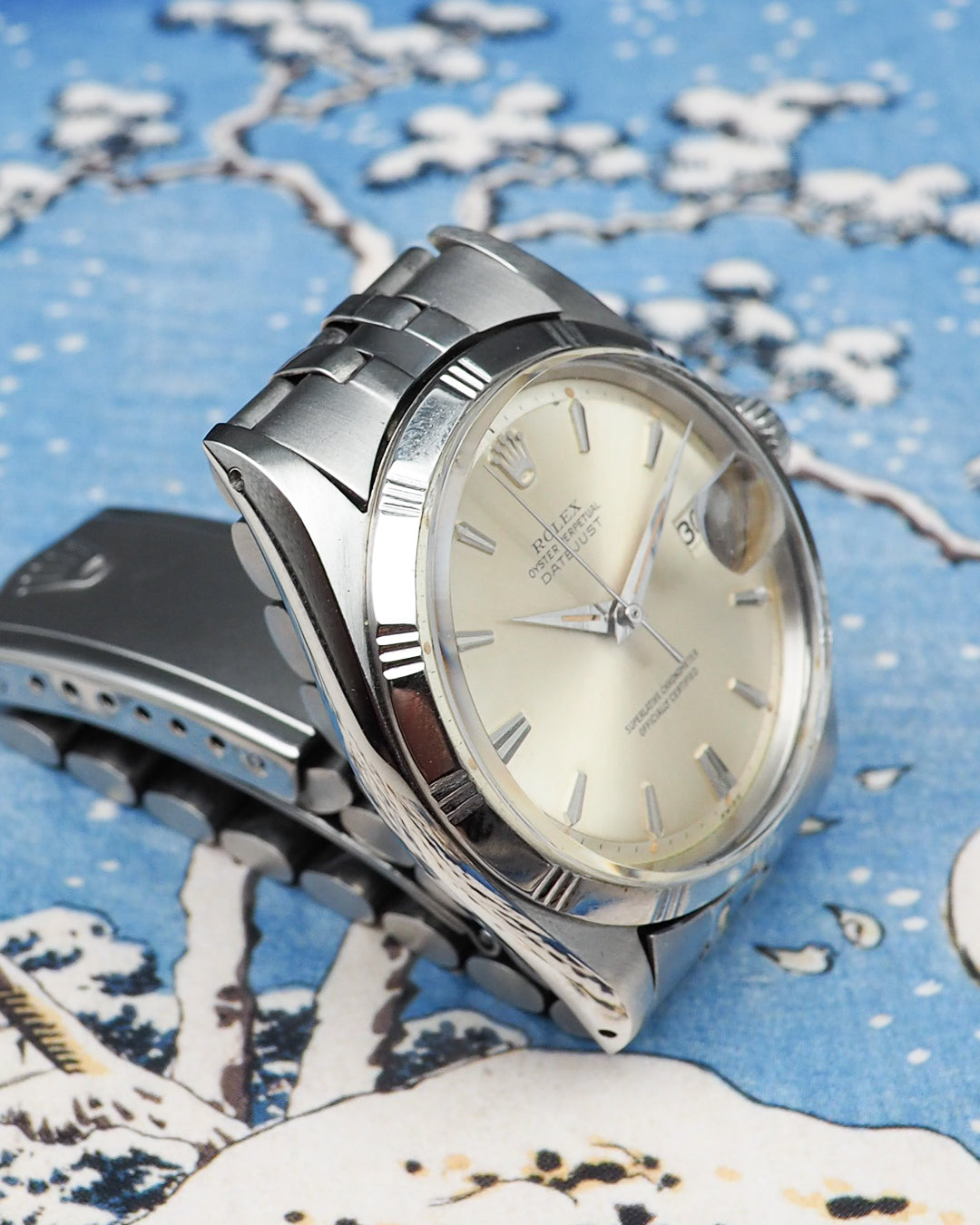 1962 Rolex Datejust 1603 with bamboo bezel